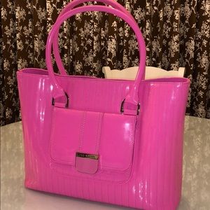 Ted Baker London Quilted Enamel Shopping Bag